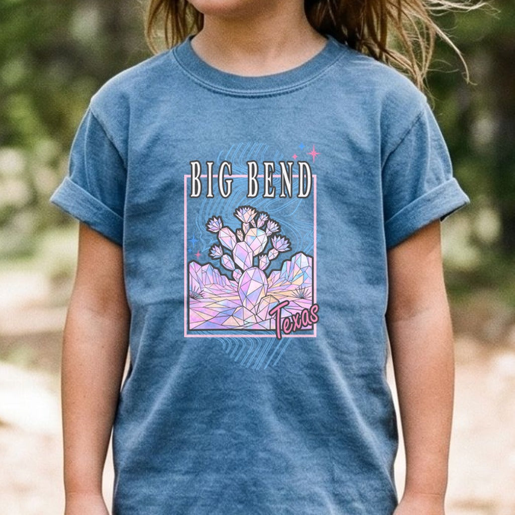 Big Bend Retro 80's Kids Cotton T-Shirt