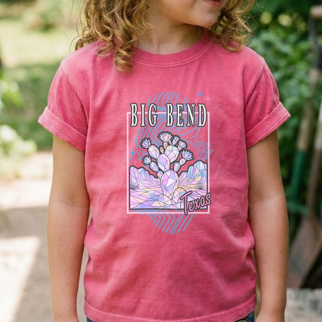 Big Bend Retro 80's Kids Cotton T-Shirt