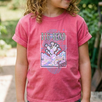 Big Bend Retro 80's Kids Cotton T-Shirt