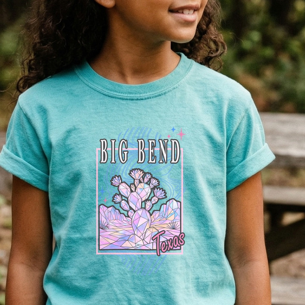 Big Bend Retro 80's Kids Cotton T-Shirt