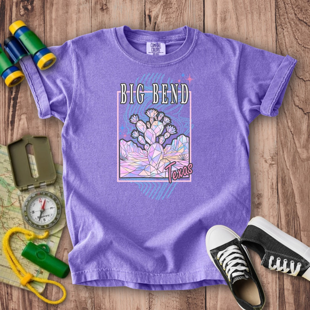 Big Bend Retro 80's Kids Cotton T-Shirt