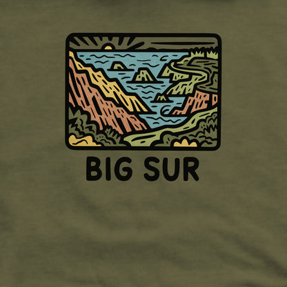 Big Sur State Park Crewneck Sweatshirt Adventure and Outdoors Themed Sweatshirt