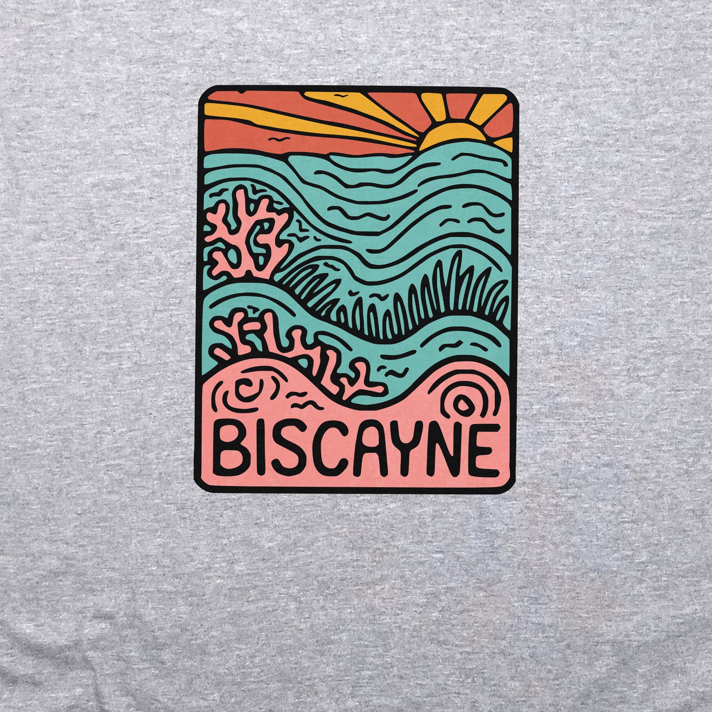 Biscayne National Park Crewneck Sweatshirt Adventure and Outdoors Themed Sweatshirt