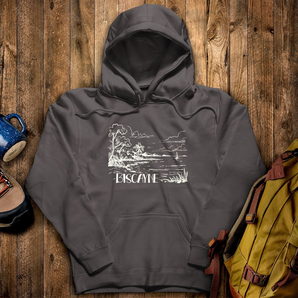 Biscayne National Park Line Drawing Hoodie