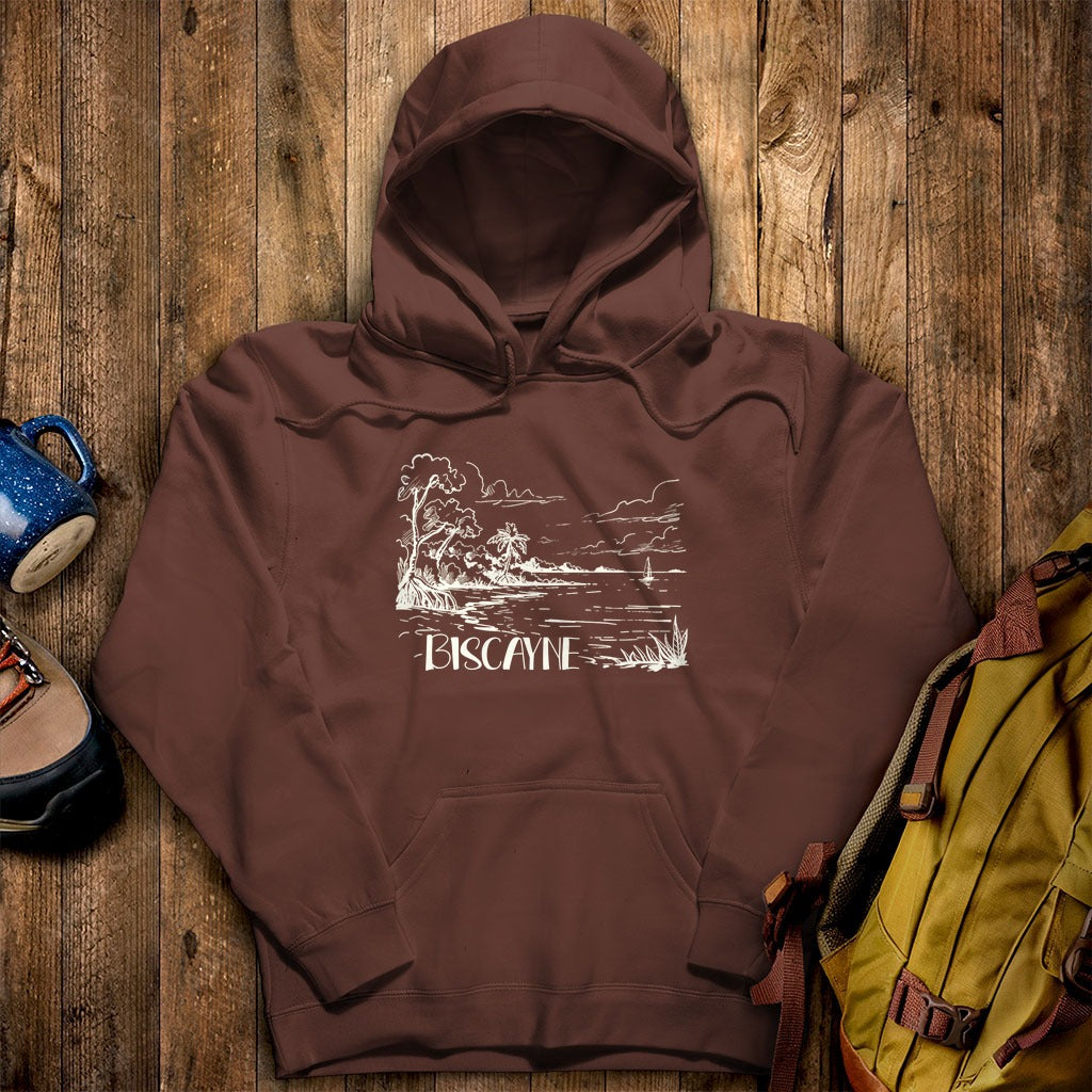 Biscayne National Park Line Drawing Hoodie