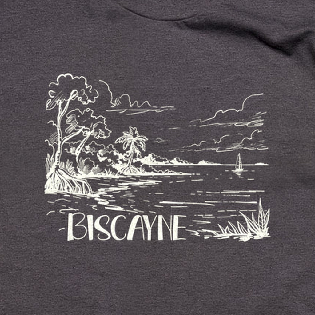 Biscayne National Park Line Drawing T-Shirt