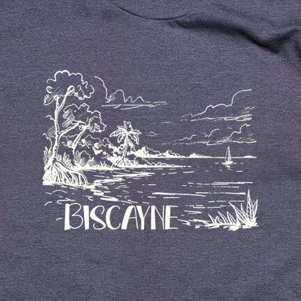 Biscayne National Park Line Drawing T-Shirt