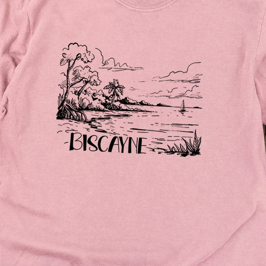 Biscayne National Park Line Drawing Premium Long Sleeve