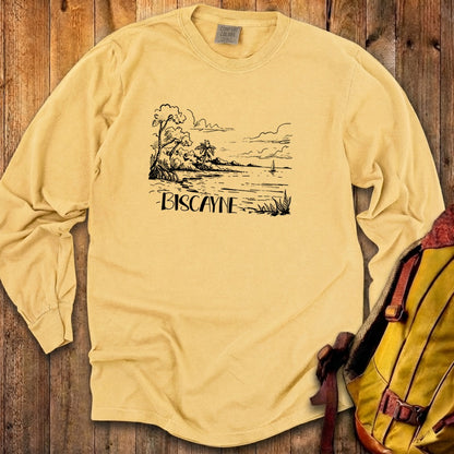 Biscayne National Park Line Drawing Premium Long Sleeve
