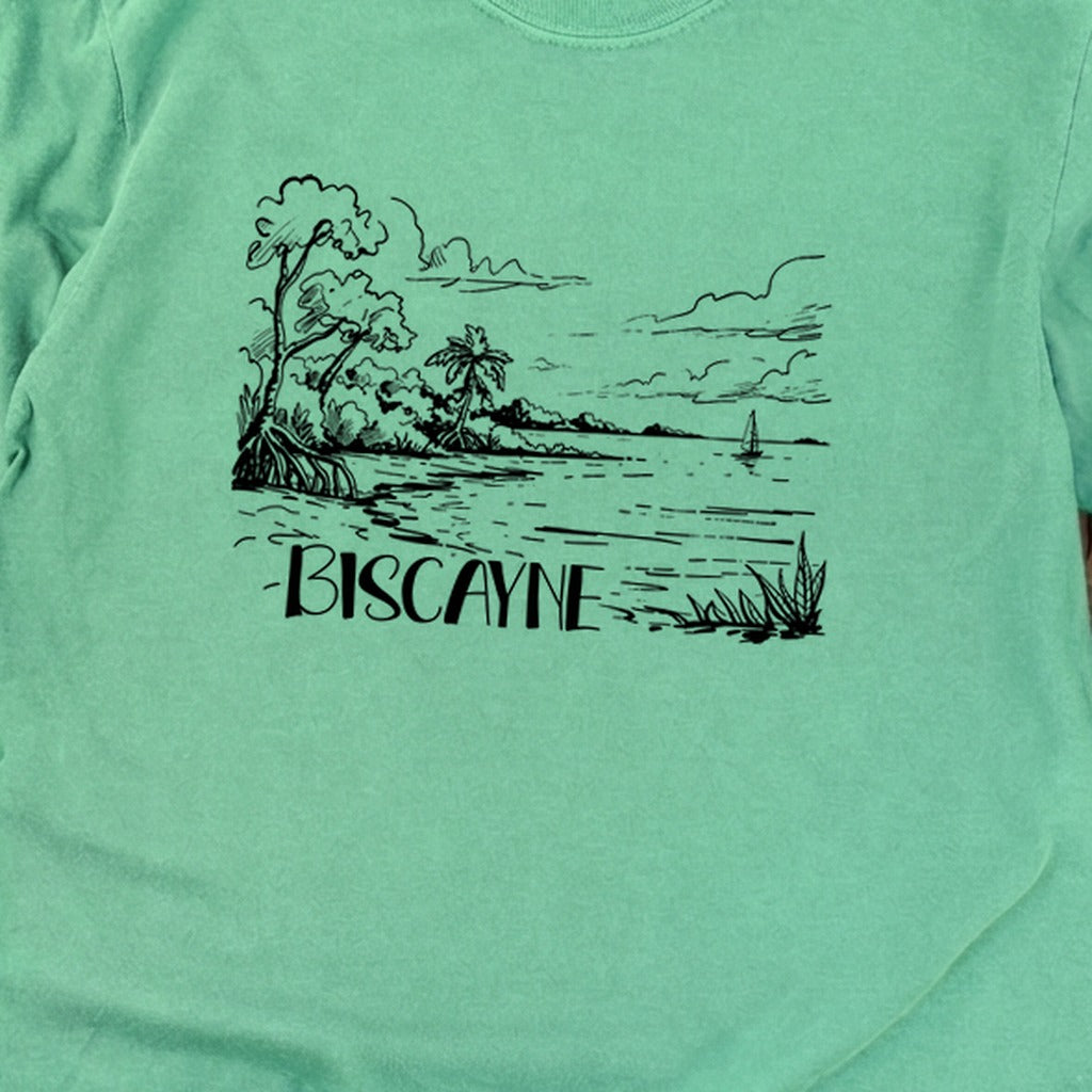 Biscayne National Park Line Drawing Premium Long Sleeve
