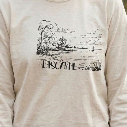 Biscayne National Park Line Drawing Premium Long Sleeve