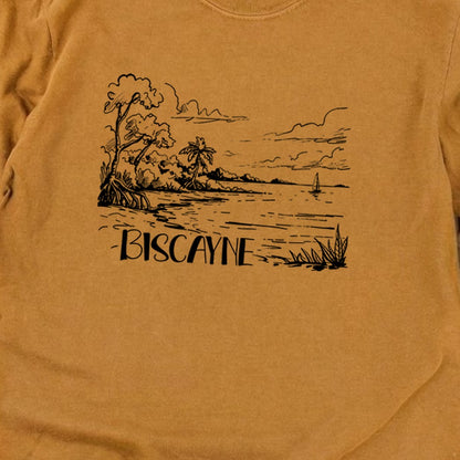 Biscayne National Park Line Drawing Premium Long Sleeve