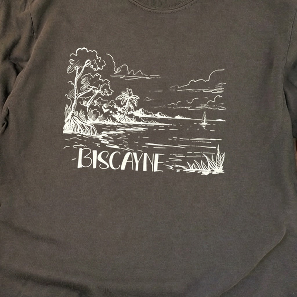 Biscayne National Park Line Drawing Premium Long Sleeve