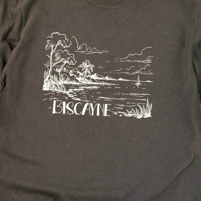 Biscayne National Park Line Drawing Premium Long Sleeve