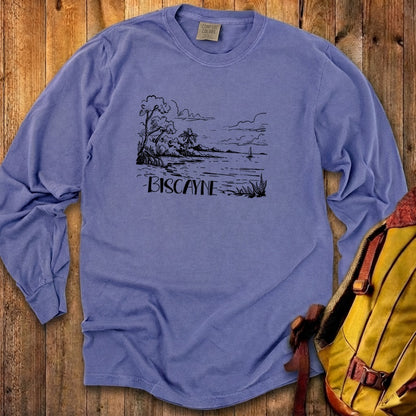 Biscayne National Park Line Drawing Premium Long Sleeve