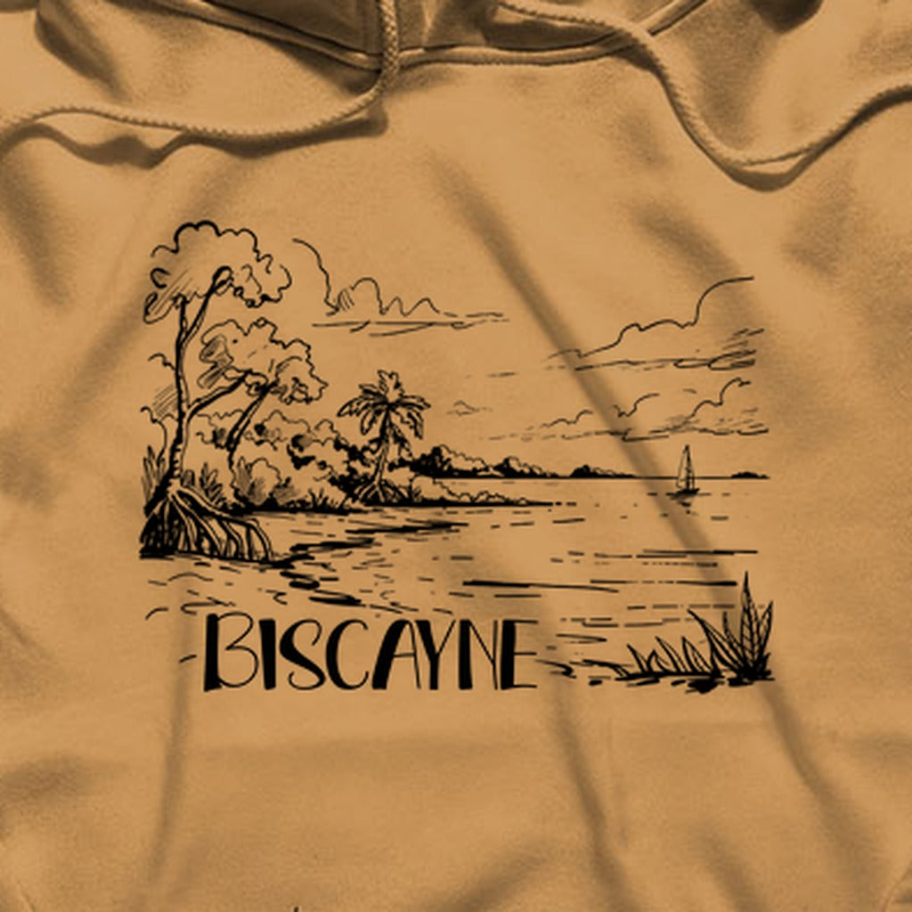 Biscayne National Park Line Drawing Hoodie