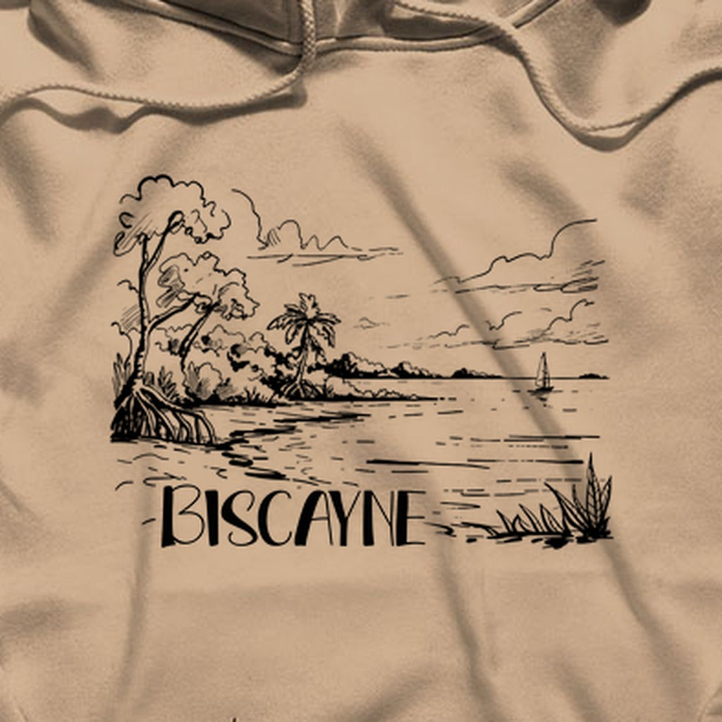 Biscayne National Park Line Drawing Hoodie