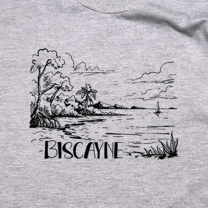 Biscayne National Park Line Drawing T-Shirt