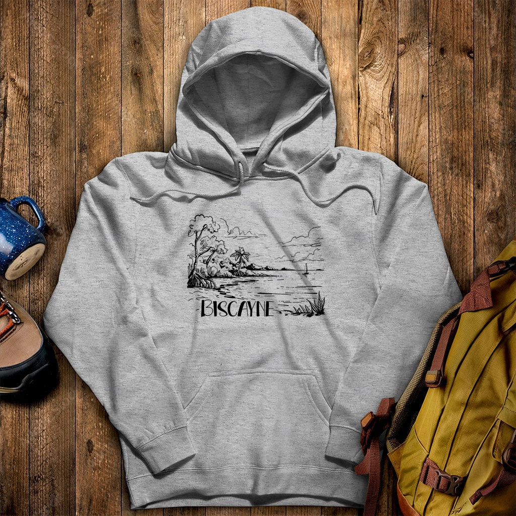 Biscayne National Park Line Drawing Hoodie