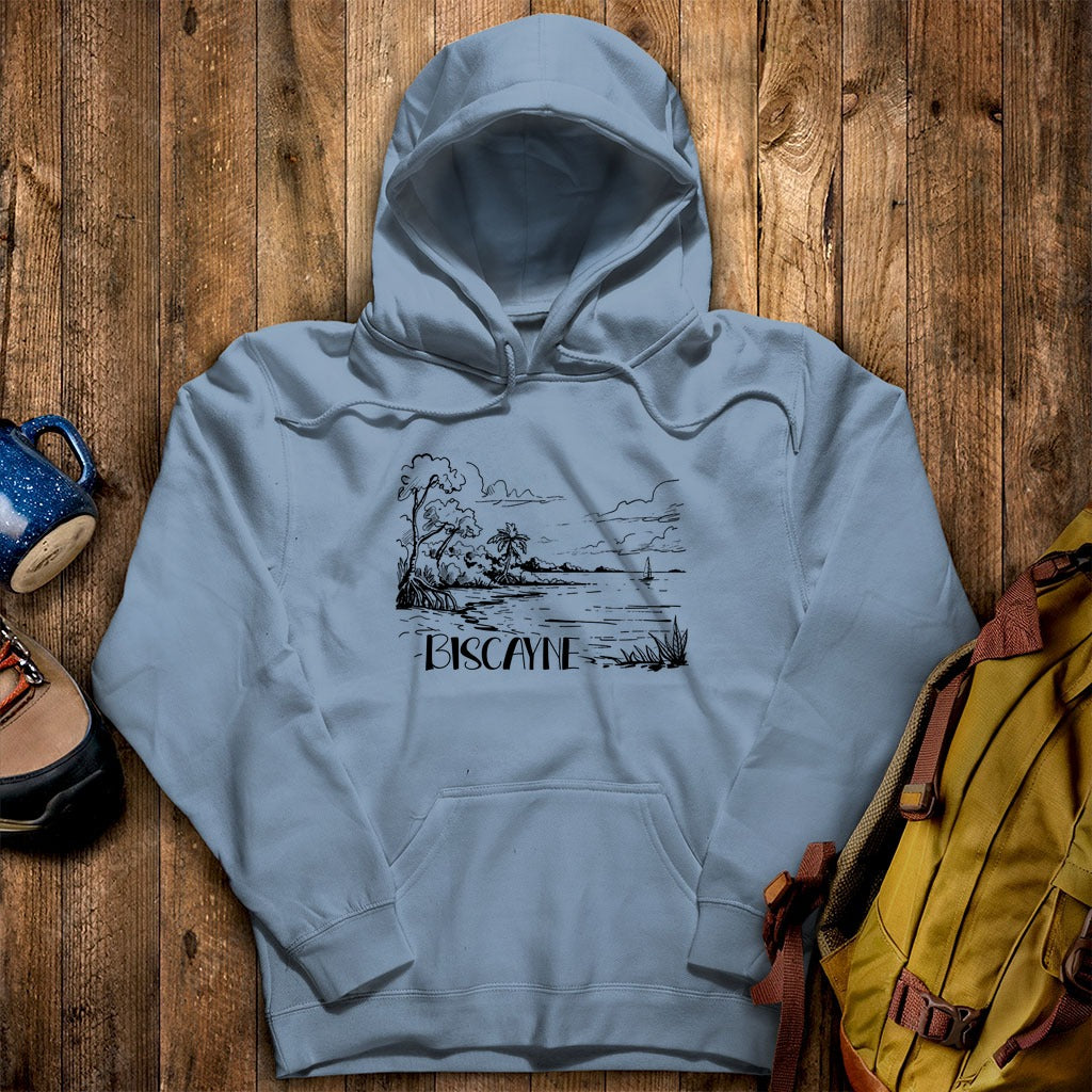 Biscayne National Park Line Drawing Hoodie