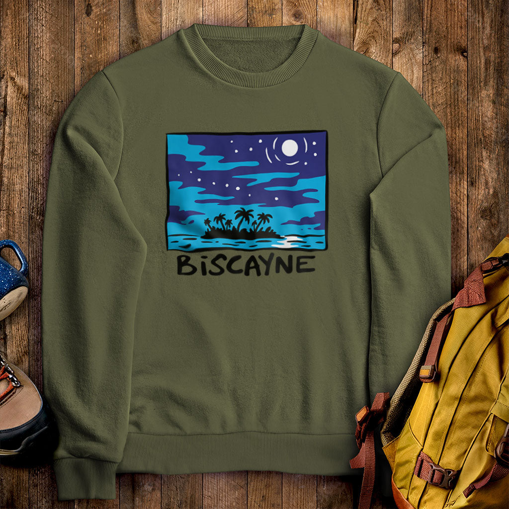 Biscayne at Night Crewneck Sweatshirt