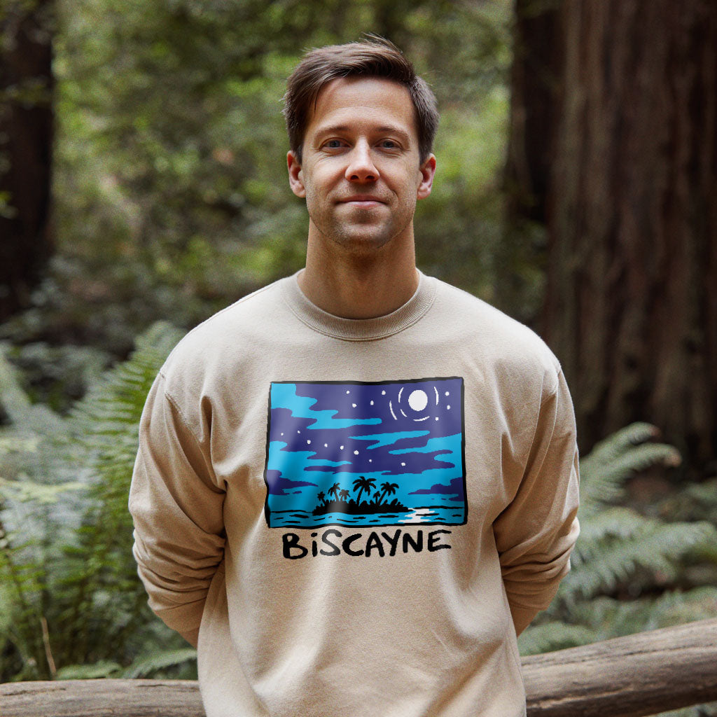 Biscayne at Night Crewneck Sweatshirt