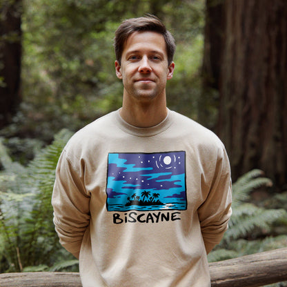 Biscayne at Night Crewneck Sweatshirt