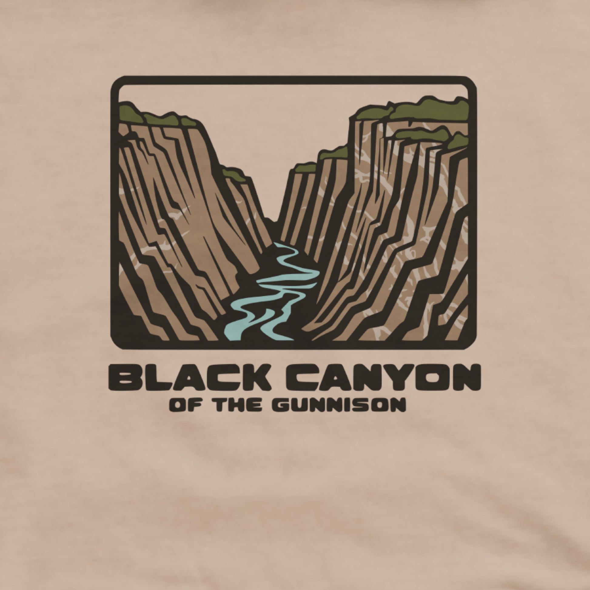 Black Canyon of the Gunnison National Park Hoodie Adventure and Outdoors Themed Hoodie