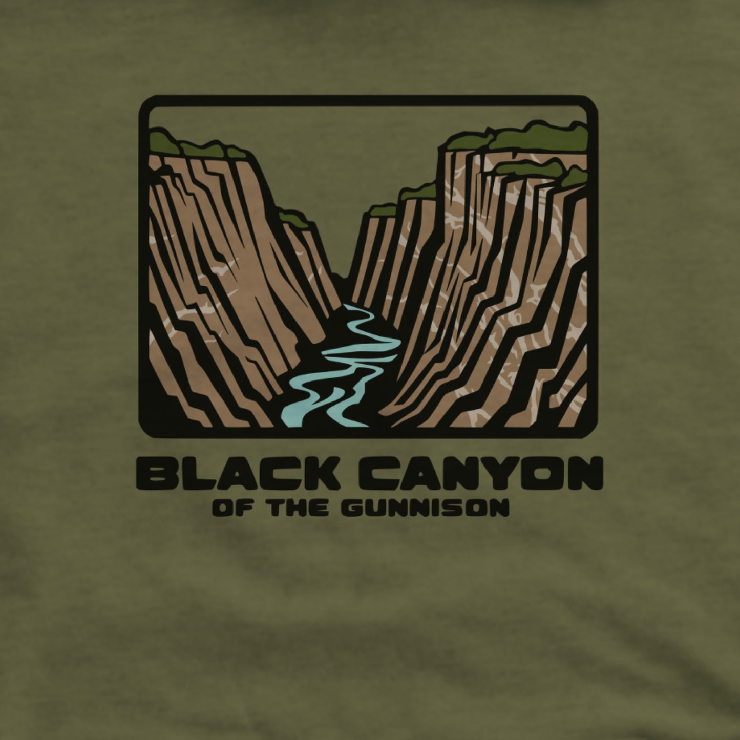 Black Canyon of the Gunnison National Park Hoodie Adventure and Outdoors Themed Hoodie