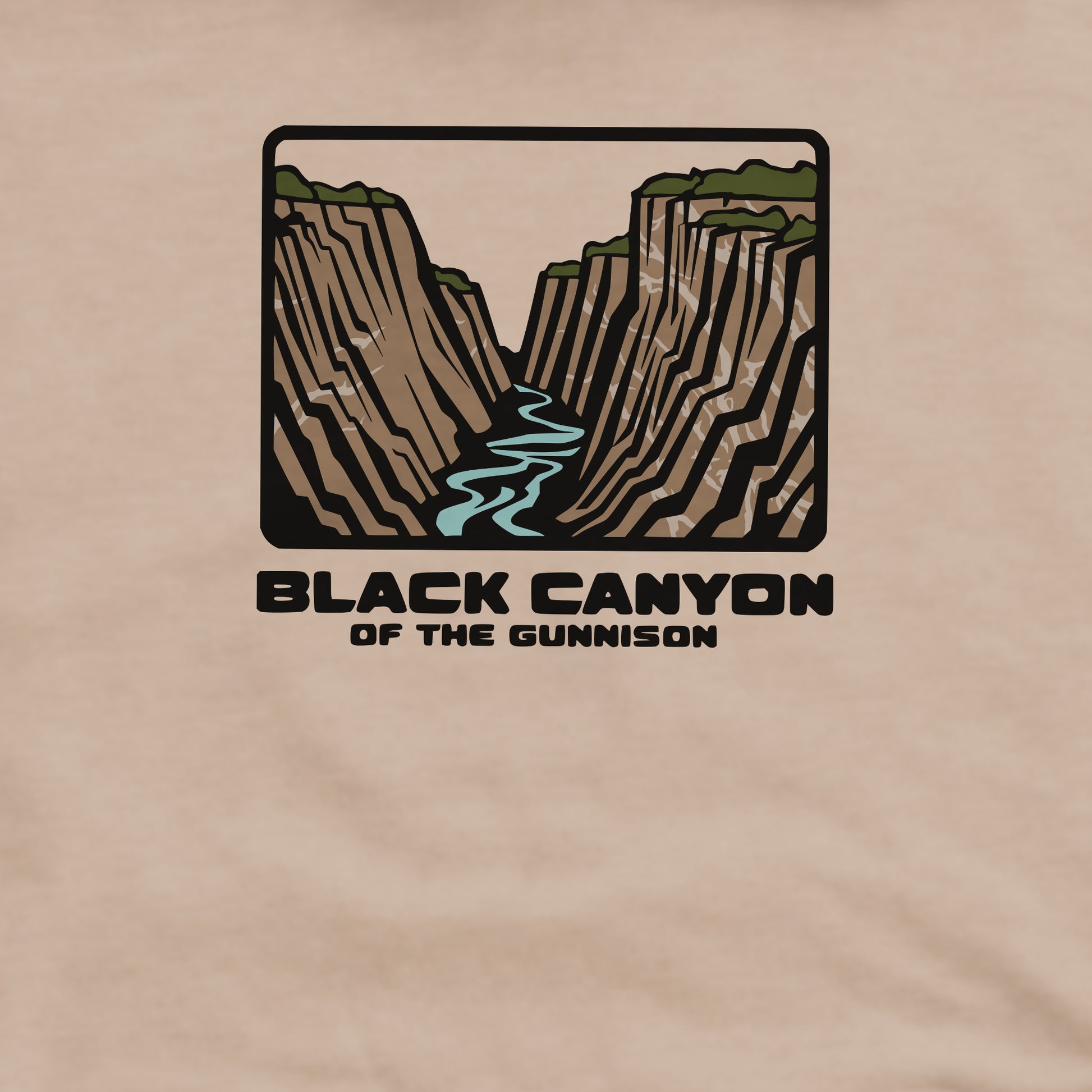 Black Canyon of the Gunnison National Park Crewneck Sweatshirt Adventure and Outdoors Themed Sweatshirt