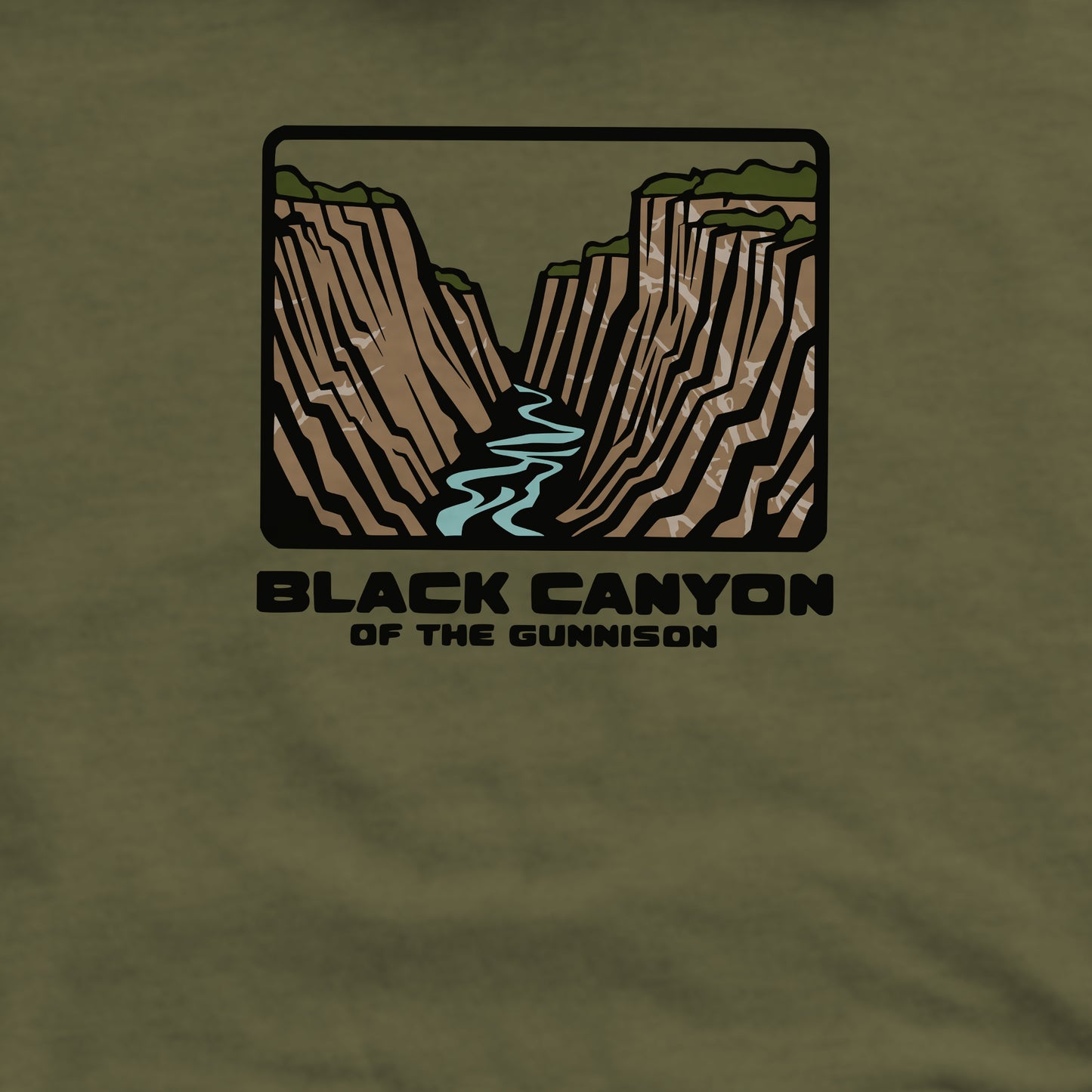Black Canyon of the Gunnison National Park Crewneck Sweatshirt Adventure and Outdoors Themed Sweatshirt