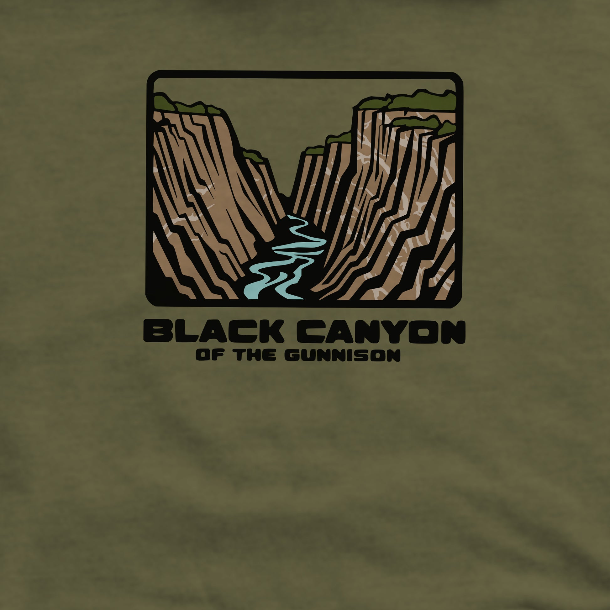 Black Canyon of the Gunnison National Park Crewneck Sweatshirt Adventure and Outdoors Themed Sweatshirt