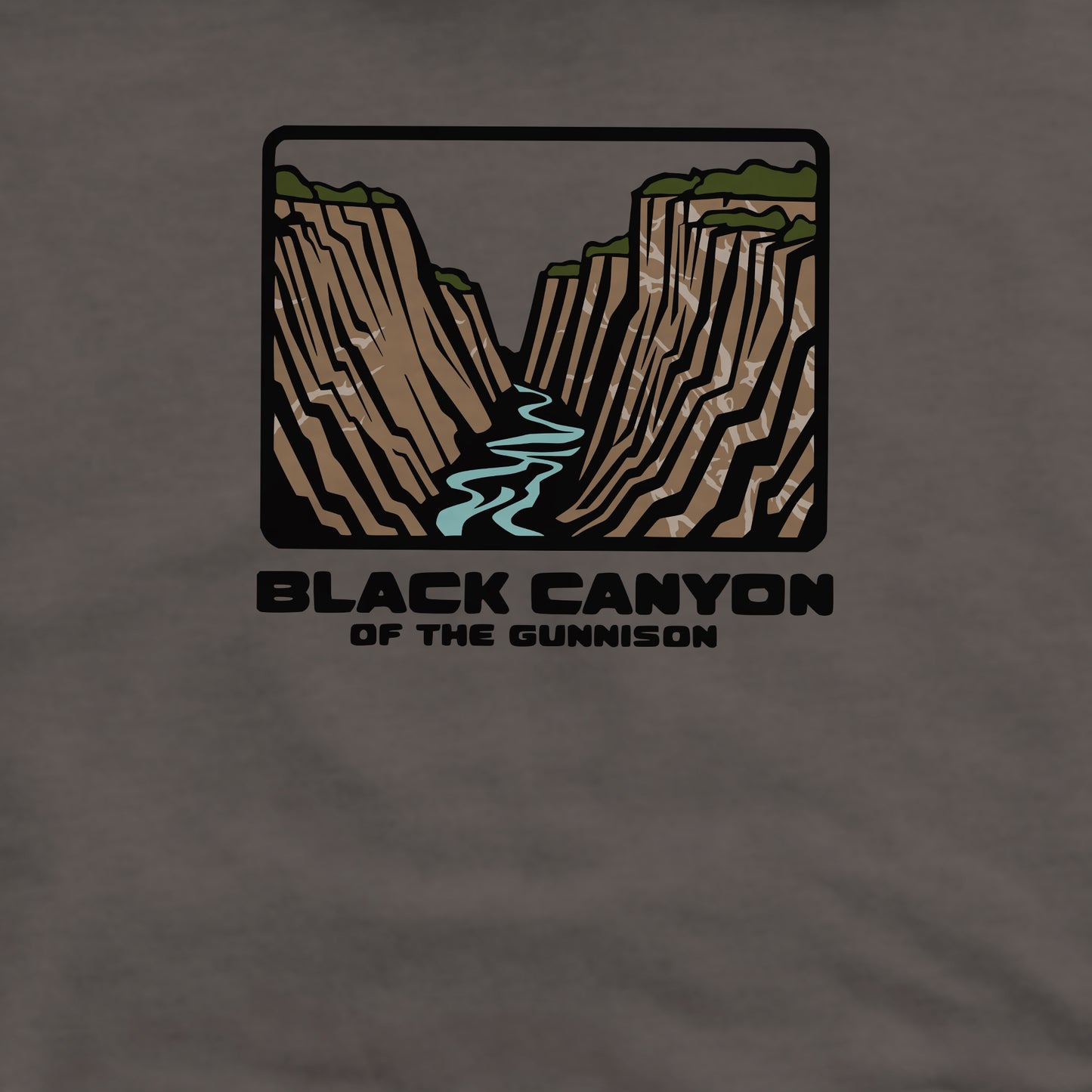 Black Canyon of the Gunnison National Park Crewneck Sweatshirt Adventure and Outdoors Themed Sweatshirt