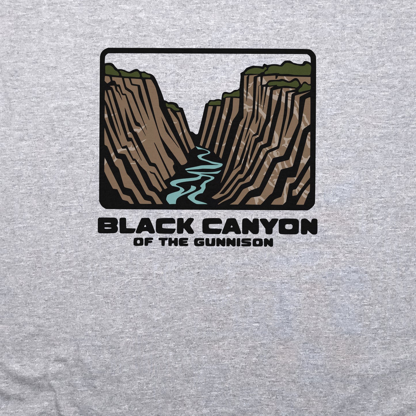 Black Canyon of the Gunnison National Park Crewneck Sweatshirt Adventure and Outdoors Themed Sweatshirt