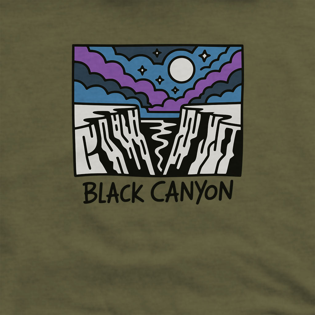 Black Canyon of the Gunnison at Night Hoodie