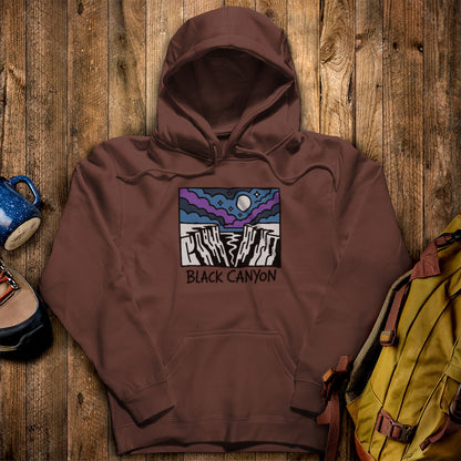 Black Canyon of the Gunnison at Night Hoodie