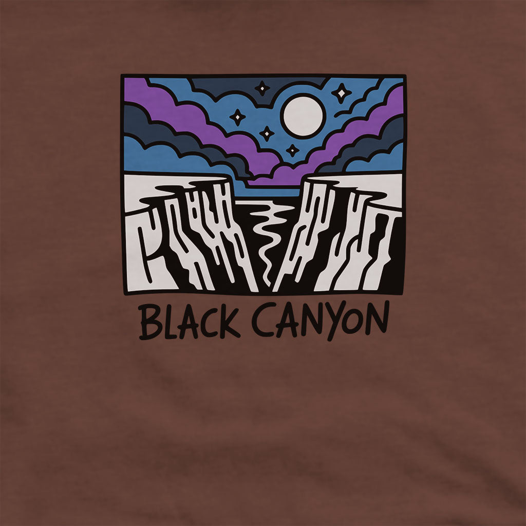 Black Canyon of the Gunnison at Night Hoodie