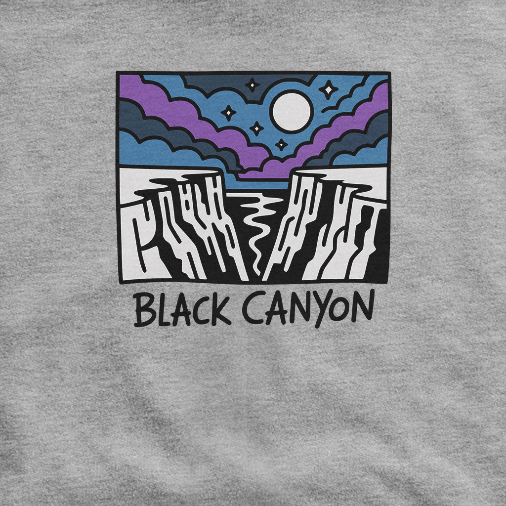 Black Canyon of the Gunnison at Night Hoodie