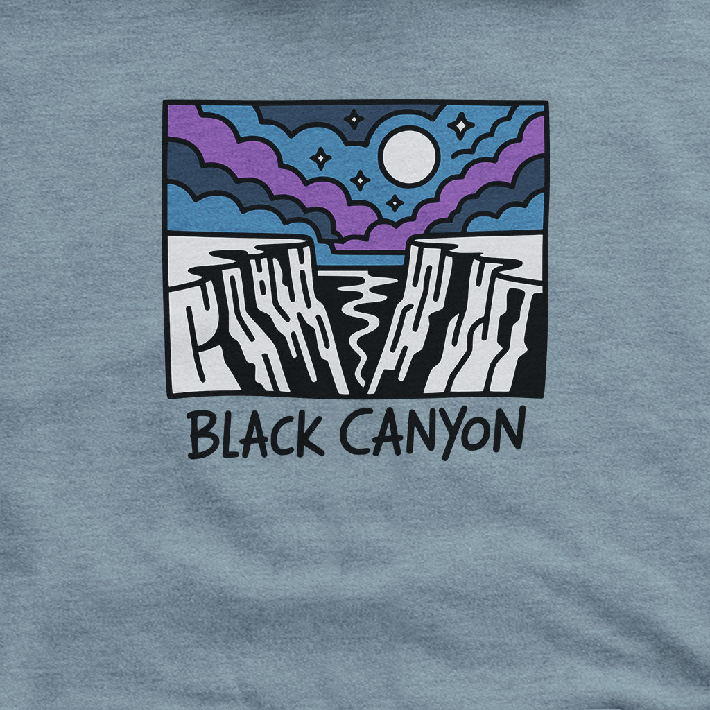 Black Canyon of the Gunnison at Night Hoodie