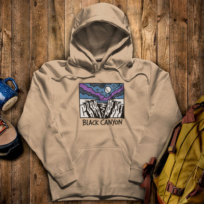 Black Canyon of the Gunnison at Night Hoodie