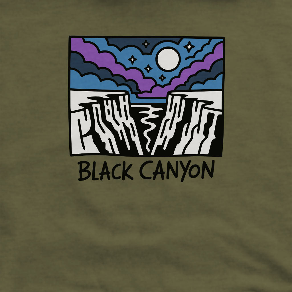 Black Canyon of the Gunnison at Night Crewneck Sweatshirt