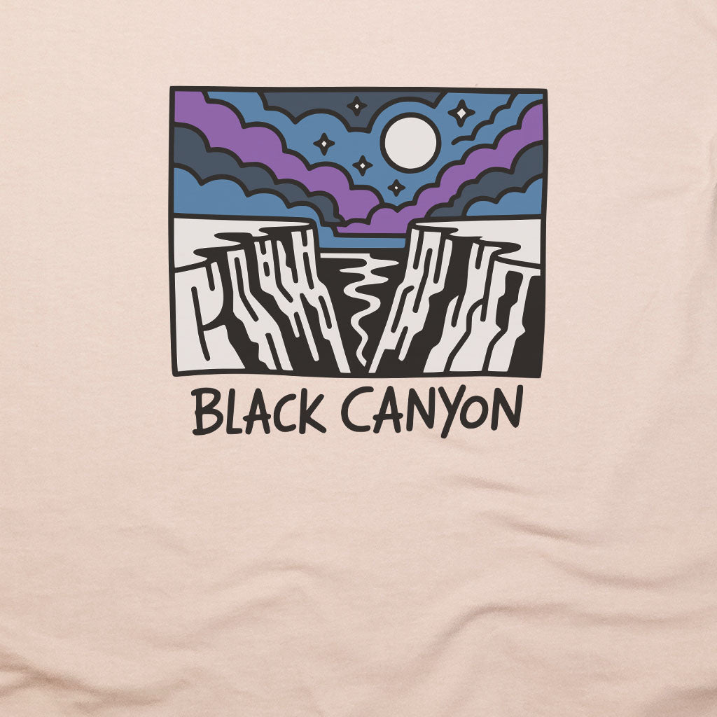 Black Canyon of the Gunnison at Night T-Shirt