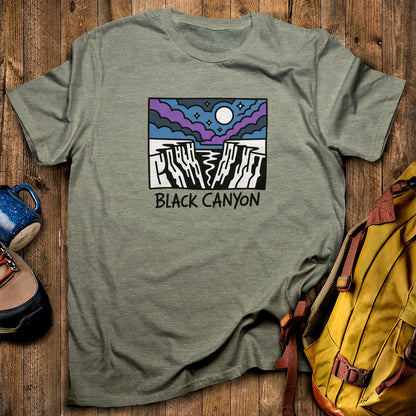 Black Canyon of the Gunnison at Night T-Shirt