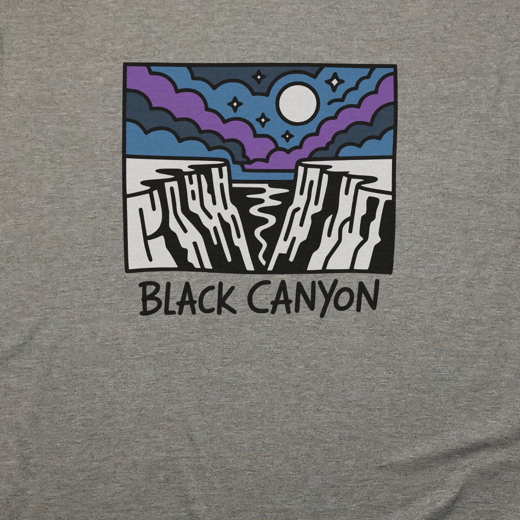 Black Canyon of the Gunnison at Night T-Shirt
