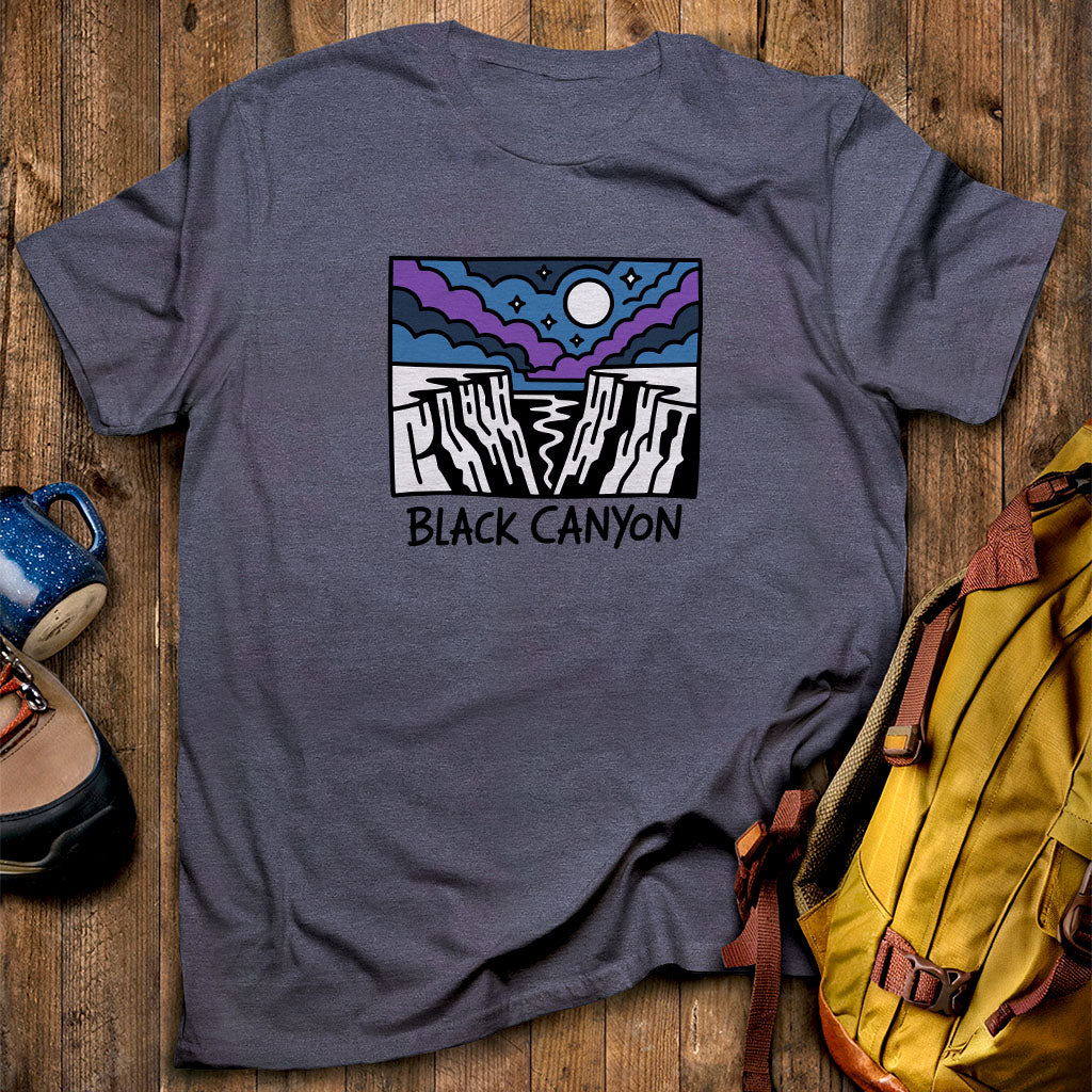 Black Canyon of the Gunnison at Night T-Shirt