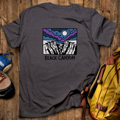 Black Canyon of the Gunnison at Night T-Shirt