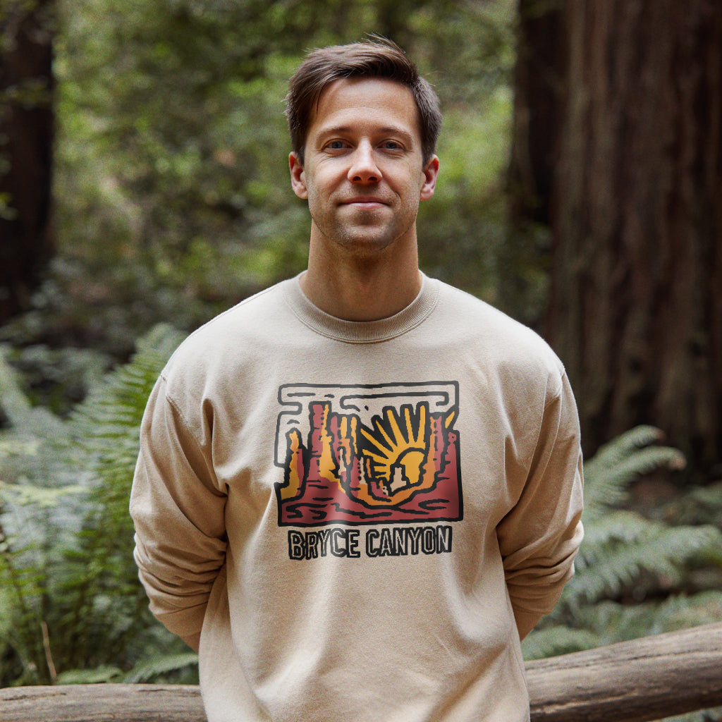 Bryce Canyon National Park Crewneck Sweatshirt Adventure and Outdoors Themed Sweatshirt