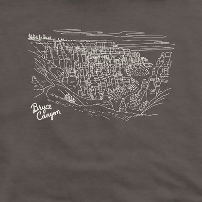 Bryce Line Drawing Hoodie