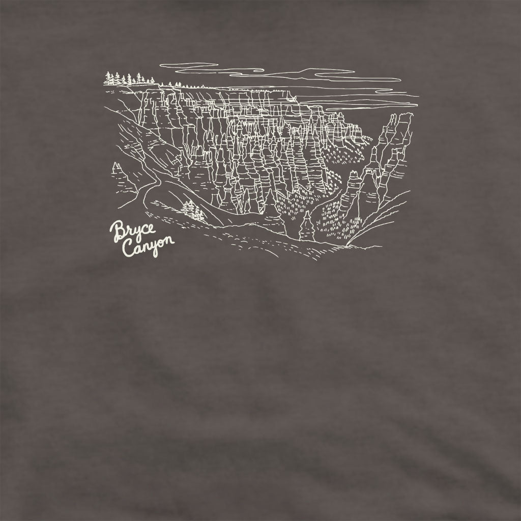 Bryce Line Drawing Crewneck Sweatshirt