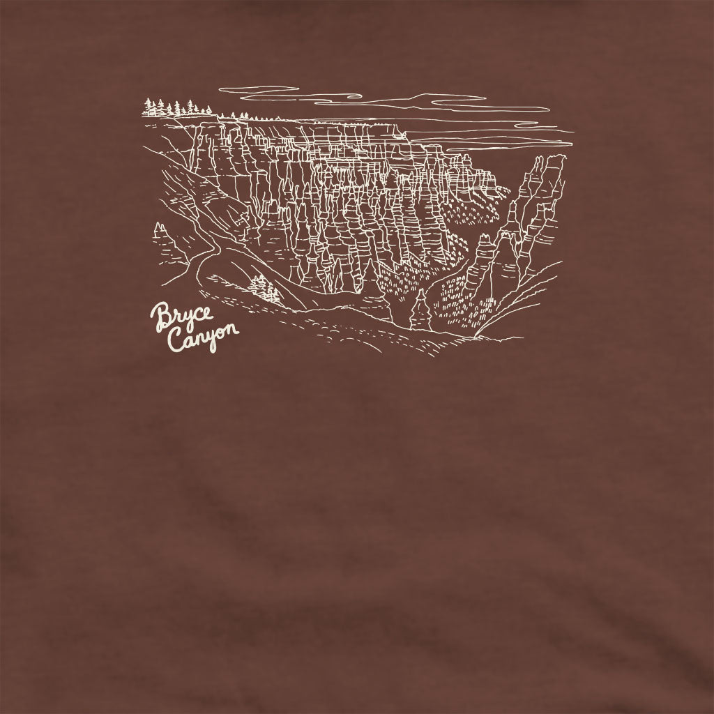 Bryce Line Drawing Crewneck Sweatshirt